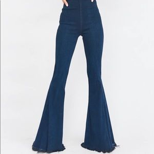 Show Me Your Mumu Berkeley Bell Bottoms in Thunder XL